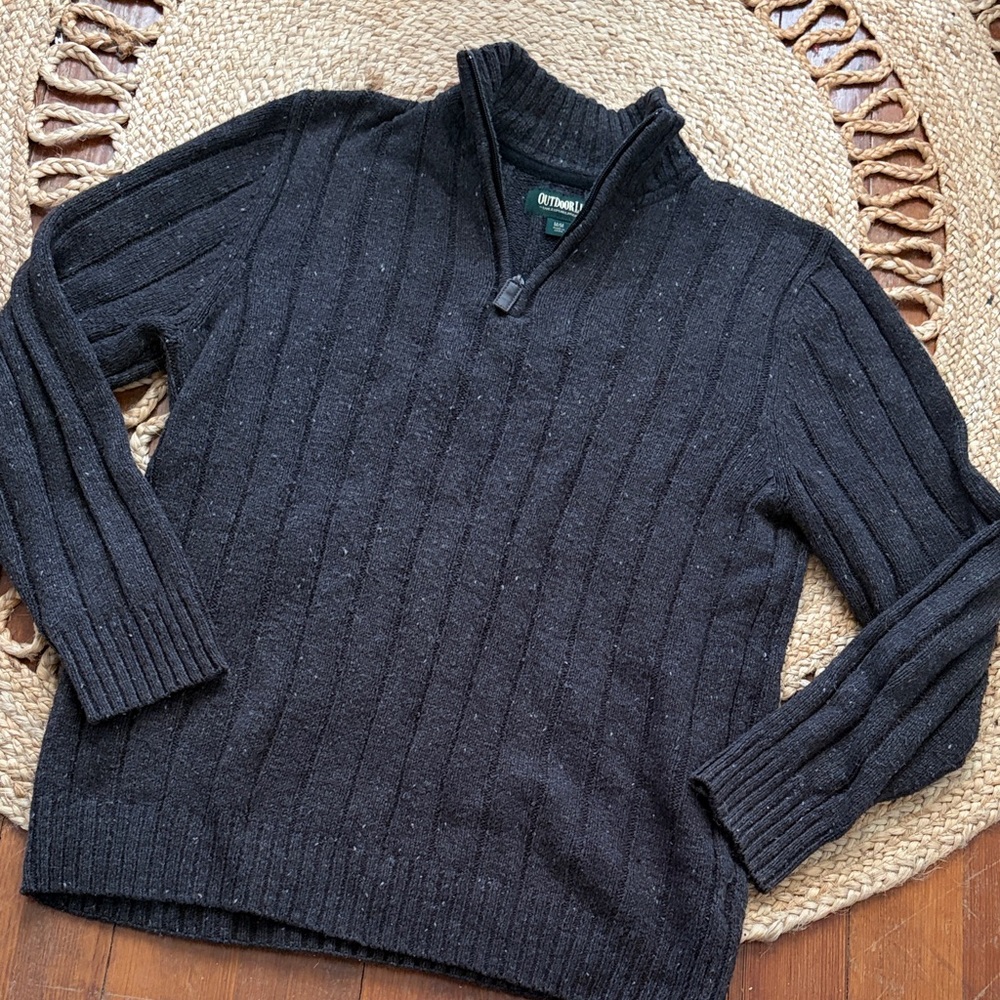 Outdoor Life Women's Dark Zip-Up Sweater